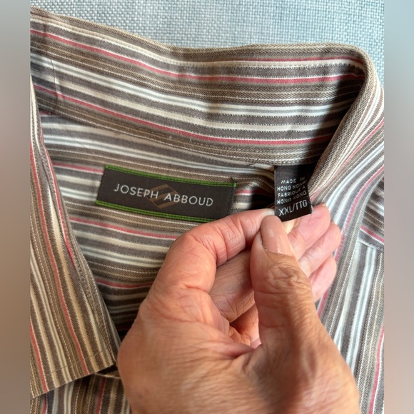 Joseph Abboud Button Down Cotton Shirt - Picture 4 of 6